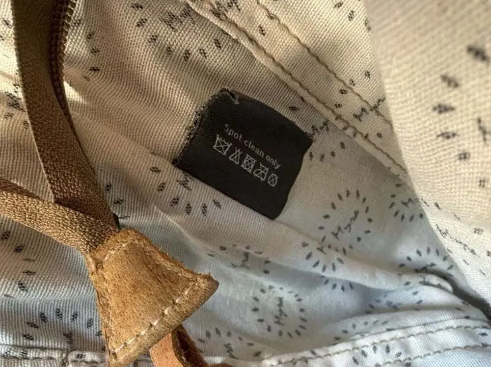 Myra Bag The Chicago Upcycled Canvas and Leather Messenger Shoulder Bag